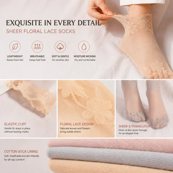Sheer Petals (Pack of 5)