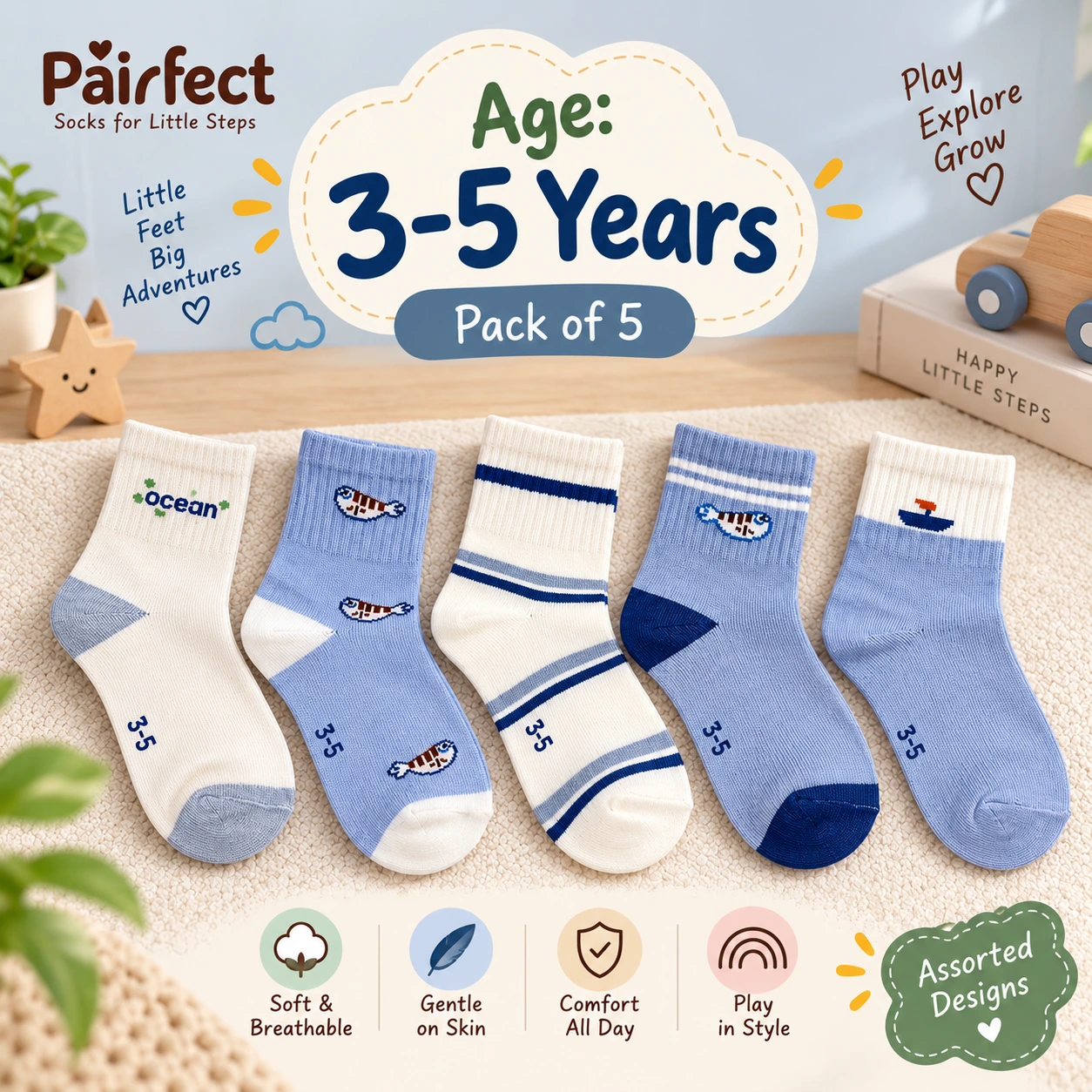 Little Sailor <span class="pack-label">(Pack Of 5)</span>