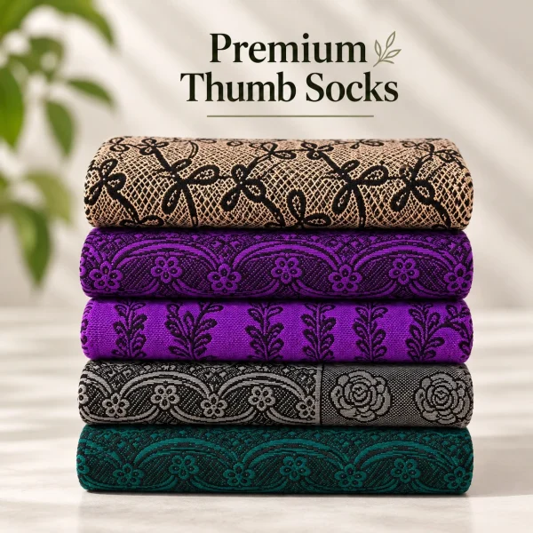 Royal Lace - Thumb Socks (Pack of 5)
