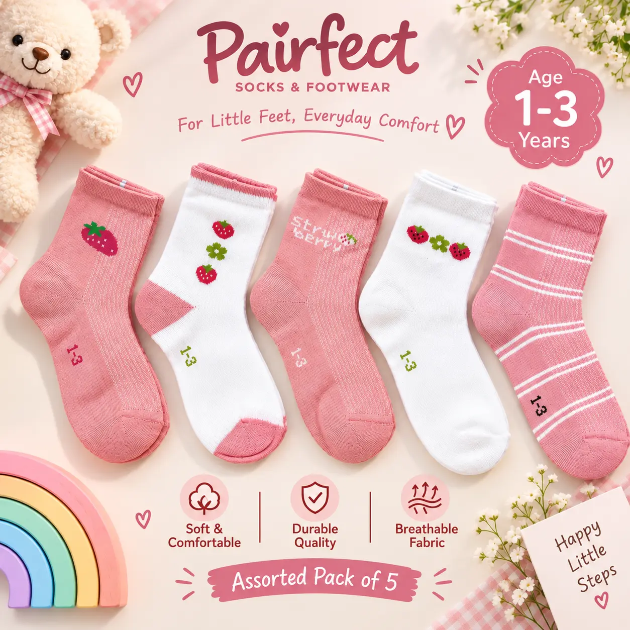 Strawberry (Pack of 5)